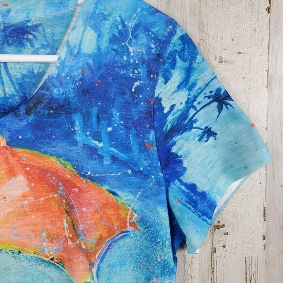 Leoma Lovegrove Graphic Short Sleeve Tee Shirt Size Small - Picture 6 of 10